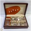 Image 1 : VINTAGE BOX OF ROGERS SILVERWARE INCOMPLETE SET