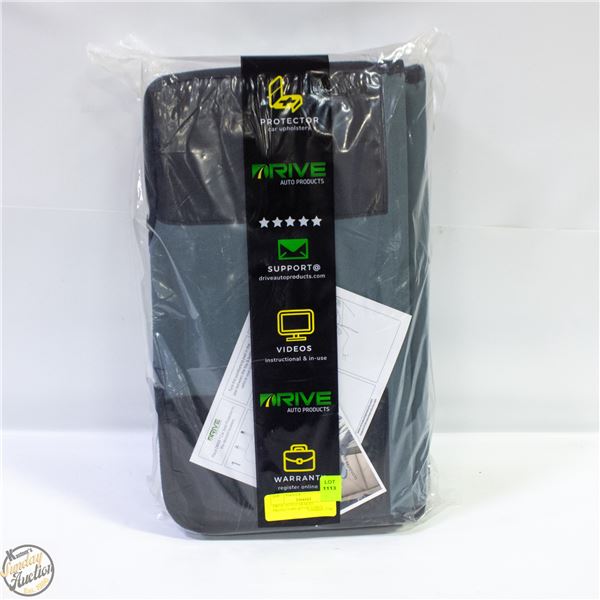 DRIVE AUTO CAR SEAT PROTECTORS SET OF 2 GREY