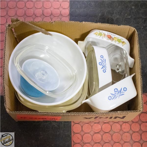 LOT OF VARIOUS PYREX