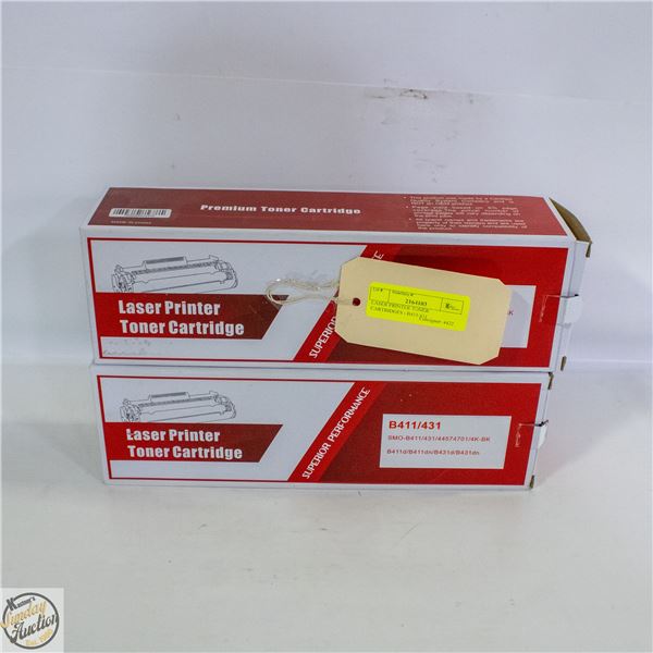 LASER PRINTER TONER CARTRIDGES - B411/431