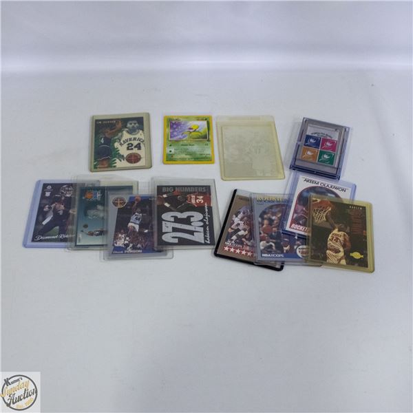 BUNDLE OF COLLECTOR CARDS IN CLEAR SLEEVES