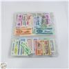Image 1 : VARIETY OF 72 COINS, RATION COUPONS+NOTES