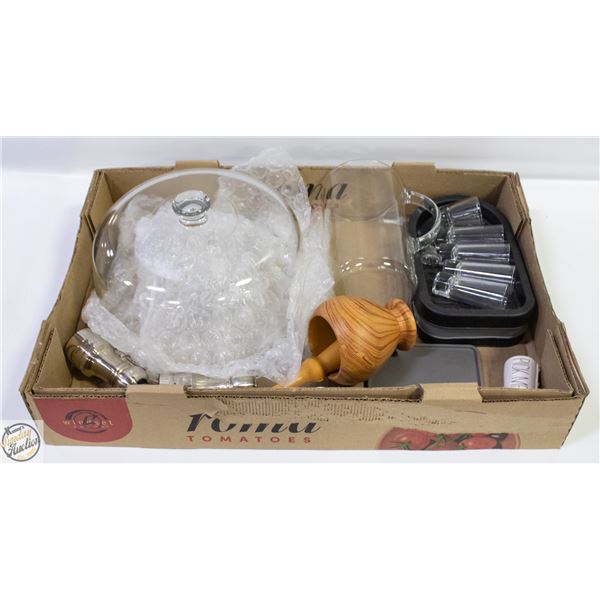 FLAT WITH BAR ACCESSORIES, PITCHER, DELI-