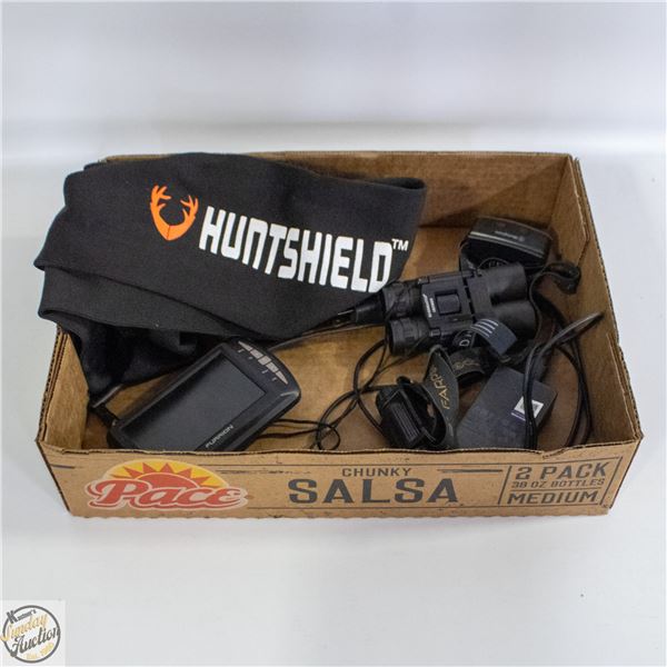 POLICE SEIZURE - ASSORTED LIGHTS AND ELECTRONICS