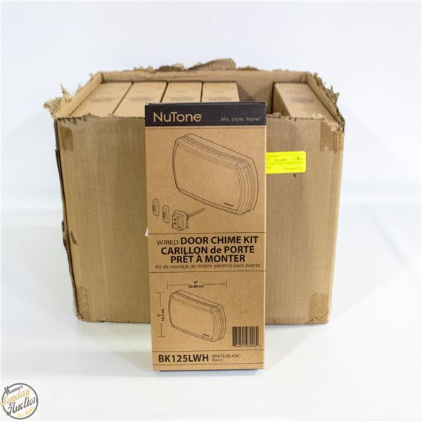 CASE OF 12 NUTONE CHIME UNITS BK125LWH