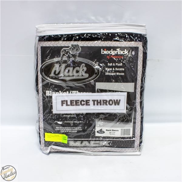 MACK FLEECE THROW BLANKET 60"X50"