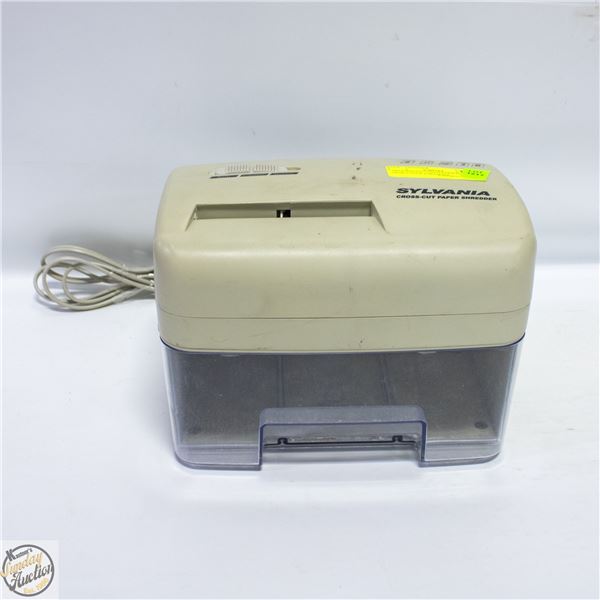 VINTAGE SYLVIANA PERSONAL DESK PAPER SHREDDER