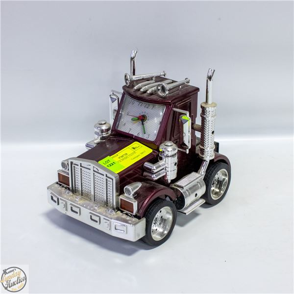 SEMI TRUCK MODEL CLOCK