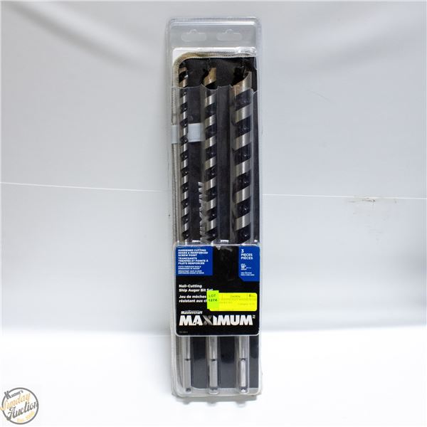 NEW MASTERCRAFT MAXIMUM SHIP AUGER BIT SET