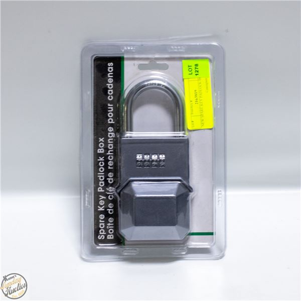 NEW SPARE KEY PADLOCK BOX