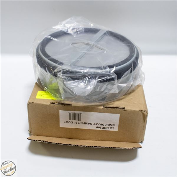 NEW BACK DRAFT DAMPER 8" DUCT