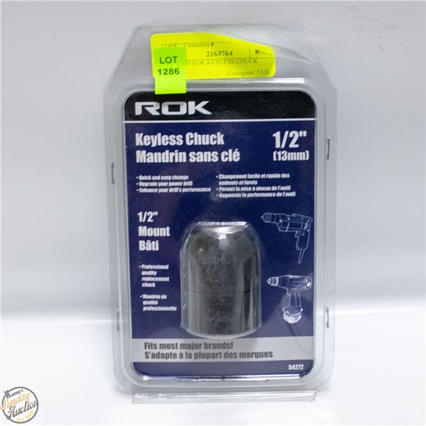 SEALED ROK KEYLESS CHUCK