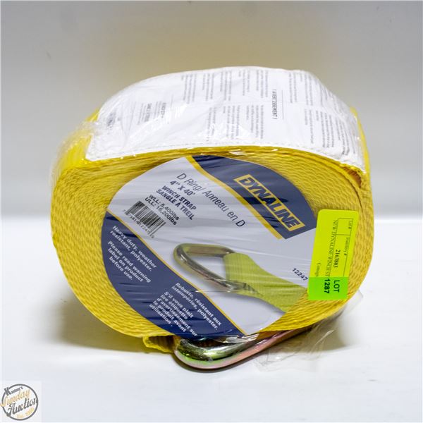 NEW DYNALINE WINCH STRAP