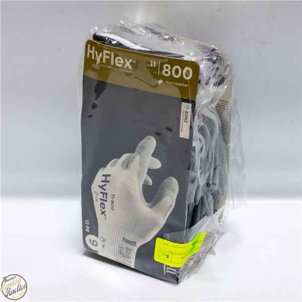 NEW 12 PAIR HYFLEX GLOVES