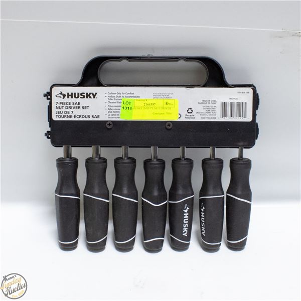 NEW HUSKY 7-PIECE NUT DRIVER SET