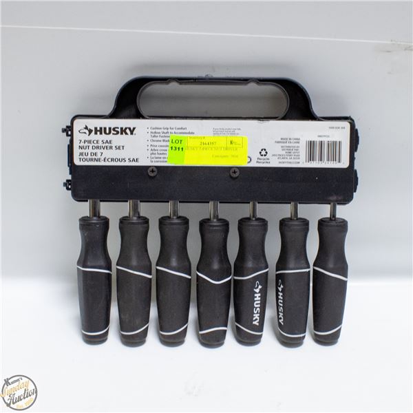 NEW HUSKY 7-PIECE NUT DRIVER SET