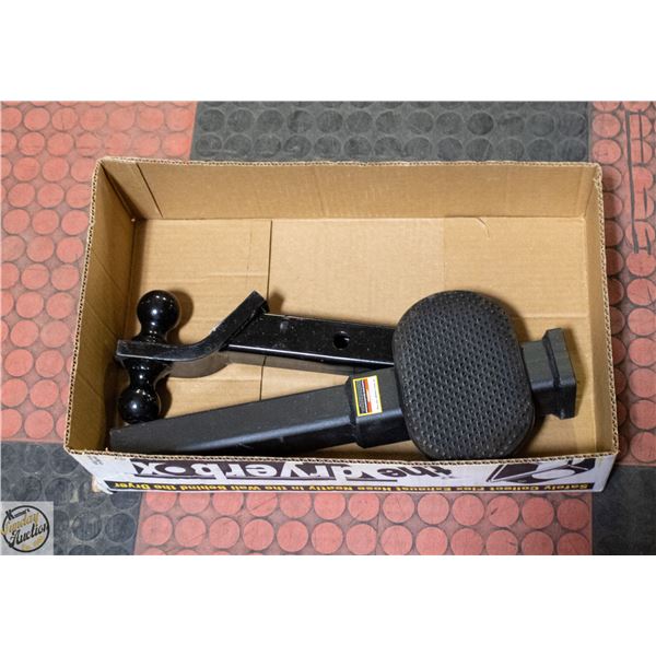 NEW DUAL BALL MOUNT HITCH+20" HITCH EXTENDER