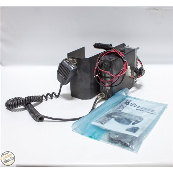 TAD M10 2 WAY MOBILE RADIO WITH MANUAL