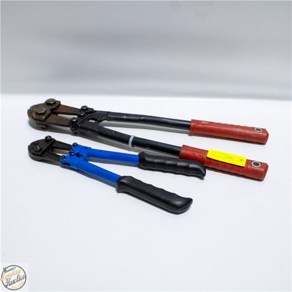 POLICE SEIZURE - LOT OF 2 BOLT CUTTERS 1 MILWAUKEE