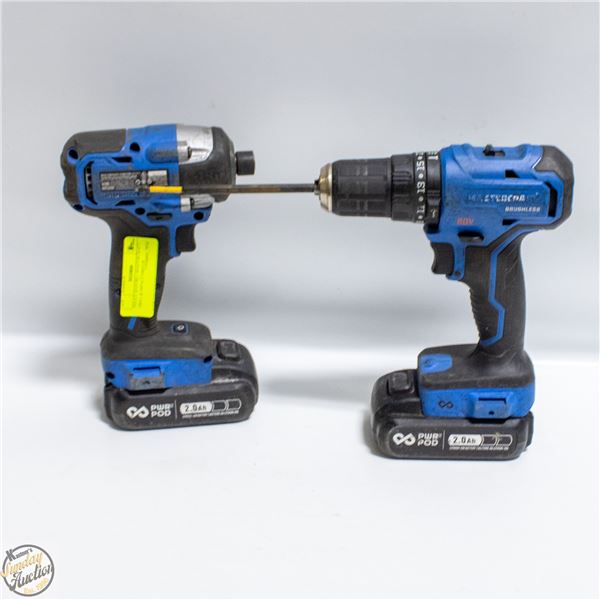 POLICE SEIZURE - MASTERCRAFT DRILL & IMPACT DRIVER