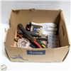 Image 1 : POLICE SEIZURE - BOX OF ASSORTED TOOLS & MORE