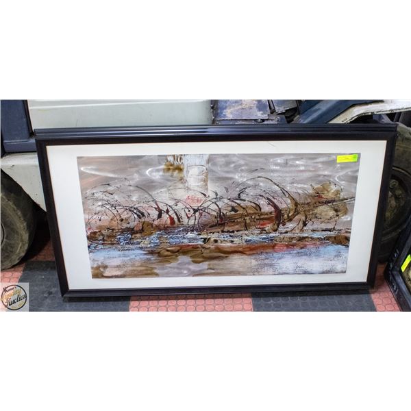 27 X 52 ABSTRACT WALL ART CANVAS