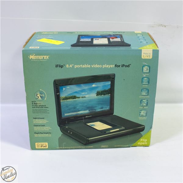 MEMOREX IFLIP 8.4 PORTABLE VIDEO
