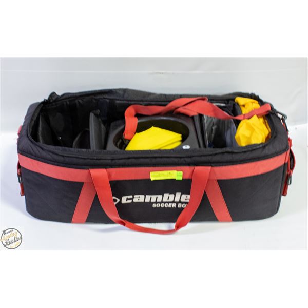 POLICE SEIZURE - CAMBIE SOCCER BAG & CONTENTS