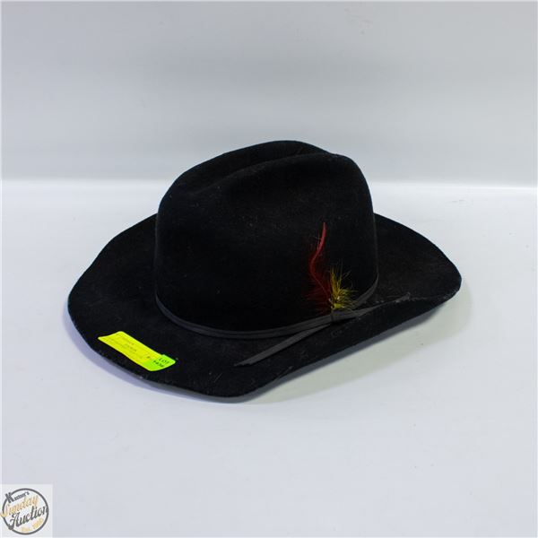 ESTATE SMITHBILT SIZE 7-3/8 BLACK HAT