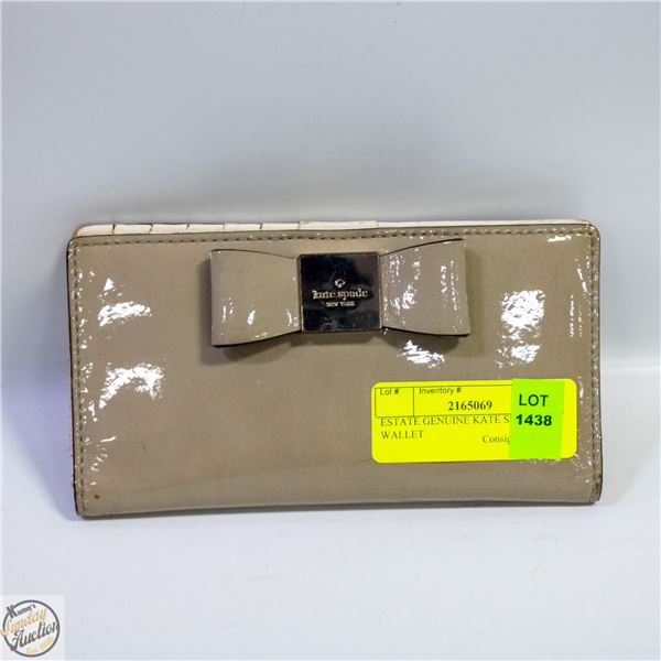 ESTATE GENUINE KATE SPADE BOW WALLET