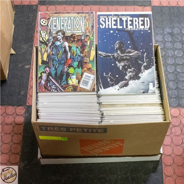 SHORT BOX OF DC/MARVEL/INDEPENDENT COMICS
