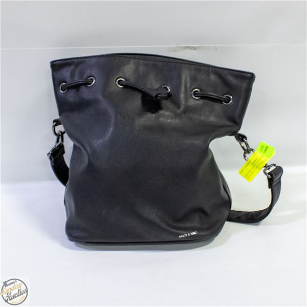 GENUINE MATT & NATT PURSE WITH SHOULDER STRAP