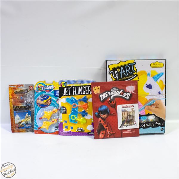 FLAT OF NEW/SEALED ACTOVITOES