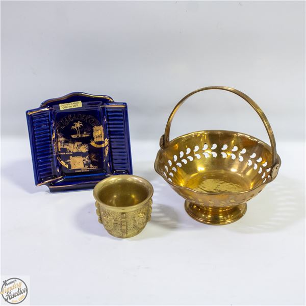 ESTATE BRASS ITEMS + VARADERO ORO DE LEY