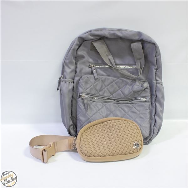 ESTATE GREY CUSHIONED BAG + UNUSED