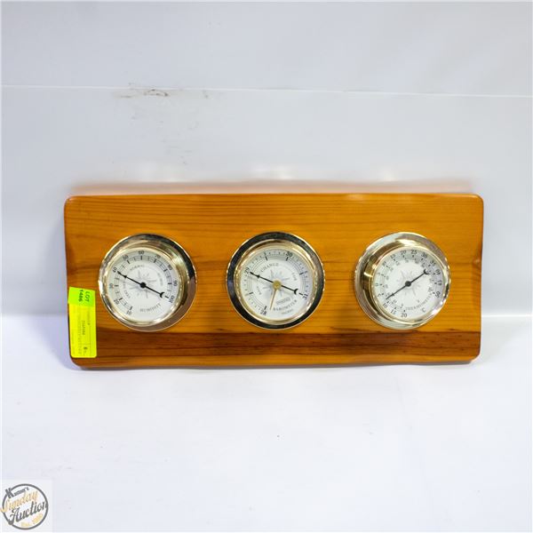 VINTAGE SPRINGFIELD WEATHER STATION,