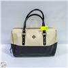 Image 1 : GENUINE KATE SPADE BLACK + CREAM COLOURED