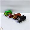 Image 1 : VINTAGE TONKA DIECAST VANS, 5" LENGTH X