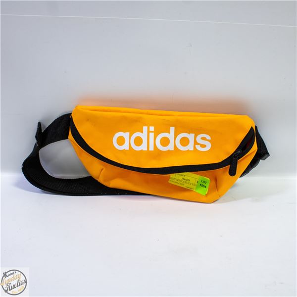 ADIDAS ORANGE BLACK WAIST BAG ADJUSTABLE SIZE