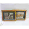 Image 1 : PAIR OF FRAMED DEER PICTURE 34CMX41CM