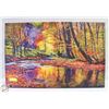 Image 1 : 23" X 35" FALL THEME WALL ART