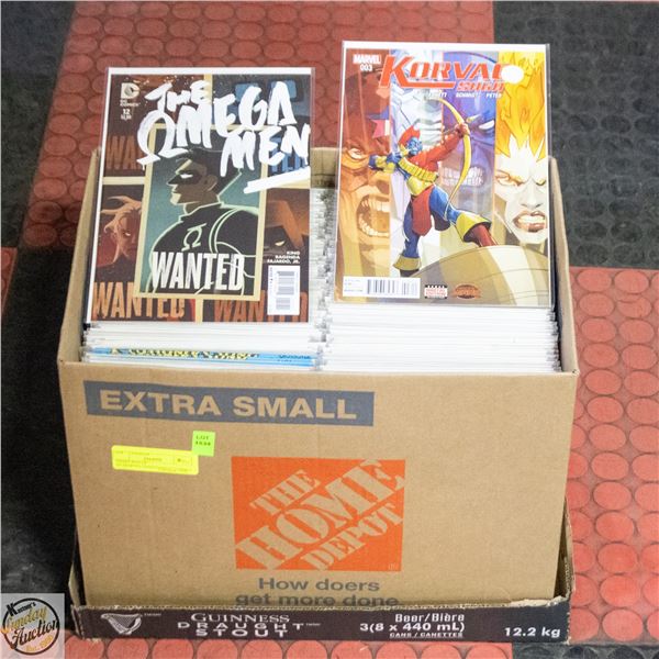 SHORT BOX OF DC/MARVEL/INDEPENDENT COMICS