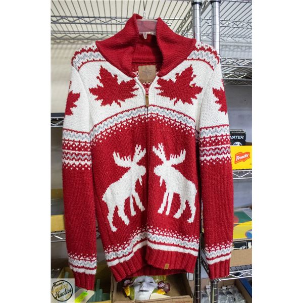 NORDIK RINK SWEATER CANADIANA LADIES M