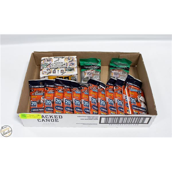 POLICE SEIZURE - 15  SEALED FOOTBALL CARD PACKS