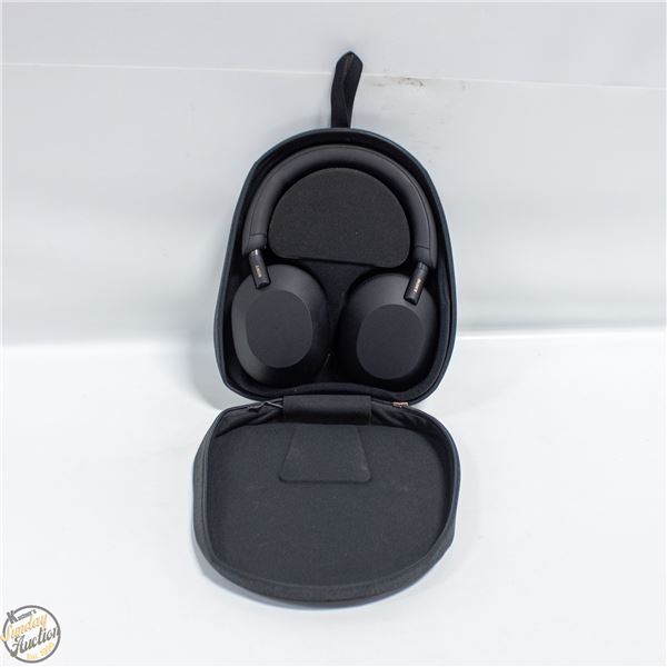 POLICE SEIZURE - SONY OVEREAR HEADPHONES IN CASE