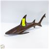 Image 1 : WOOD CARVED SHARK DISPLAY H-7"