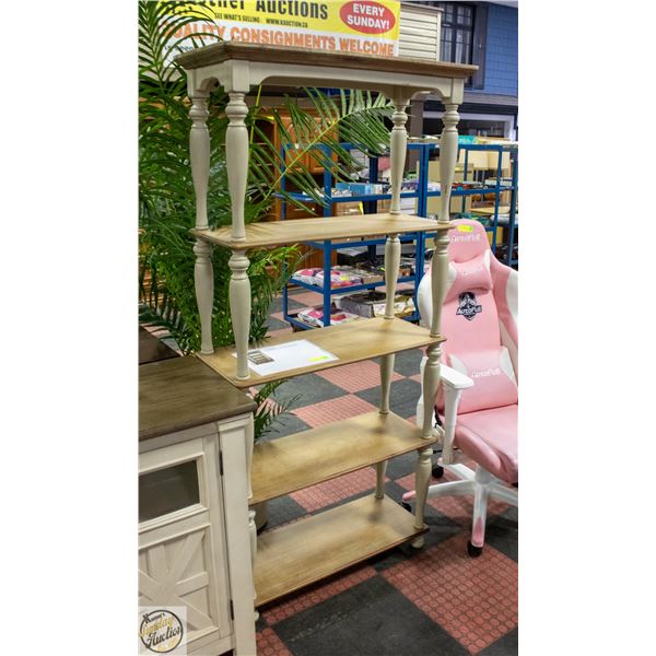 5 TIER BOOK SHELF H-72" W-13.5" L-33.5"