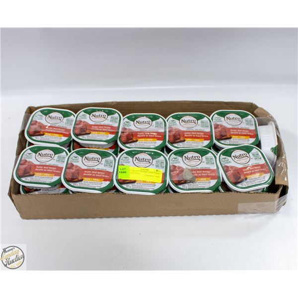 31 X 100G NUTRO WET DOG FOOD TENDER BEEF