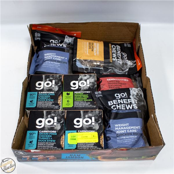 4X354G GO! SOLUTIONS ASST WET DOG FOOD