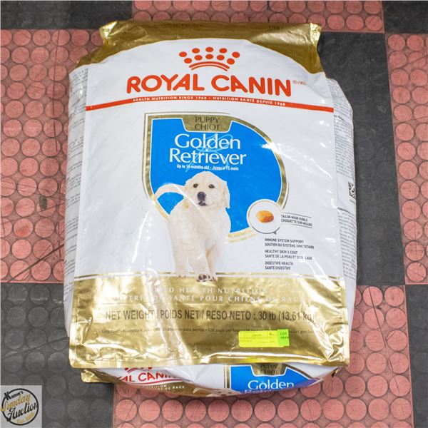 30LB ROYAL CANIN GOLDEN RETRIEVER DOG FOOD